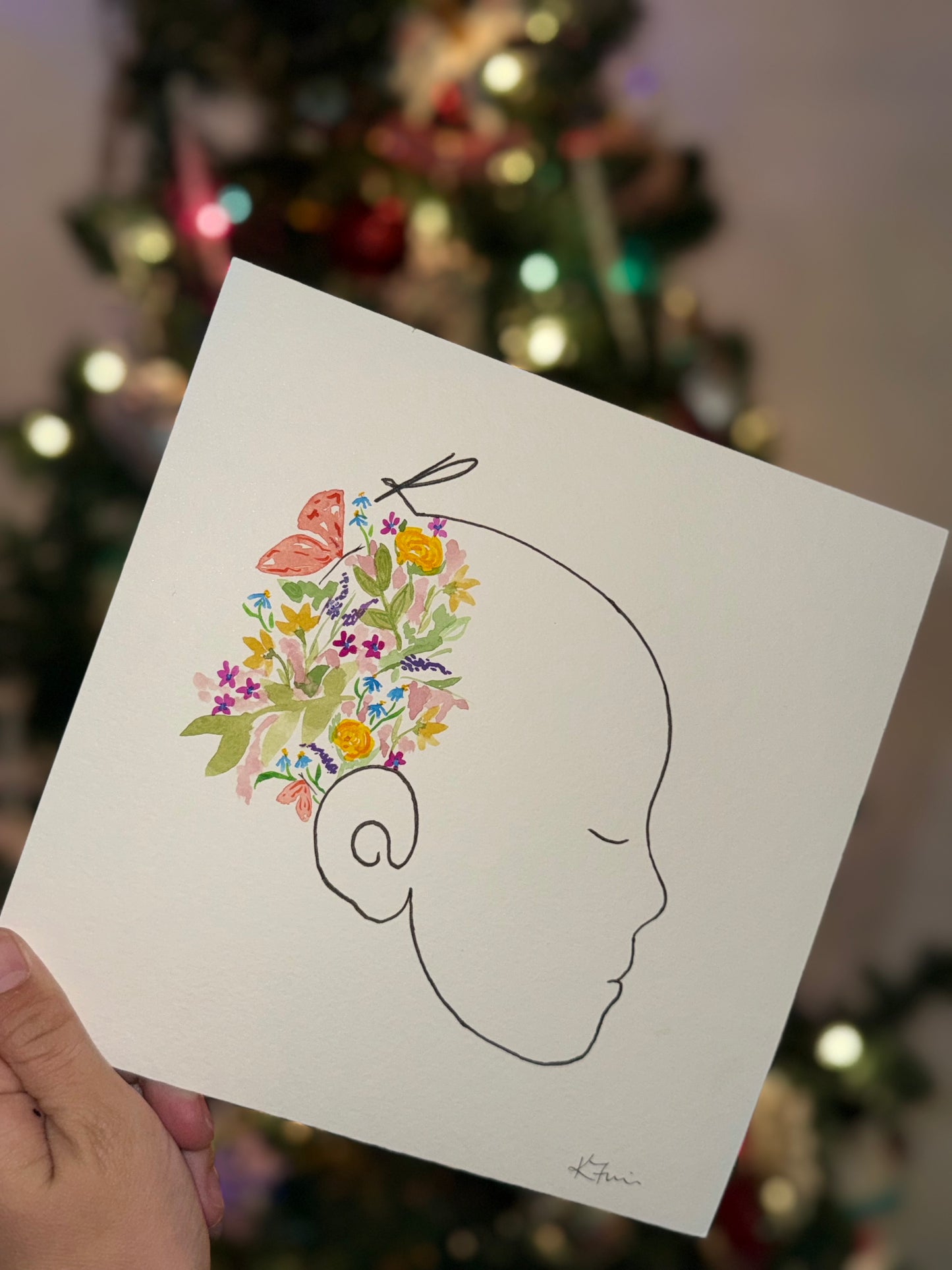 custom silhouette print & paint